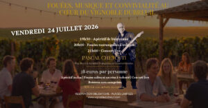 Affiche soirée d’été Repas-Concert Soirée repas concert
